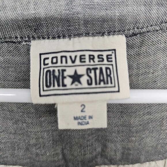 NWT Converse Gray Shift Dress Midi Skater Punk Minimalist Goth Oversized 2 - Picture 9 of 13